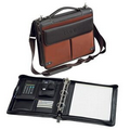 The Londoner Deluxe Zippered Padfolio w/ 3 Ring Binder